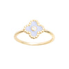 Clover Ring With CZ