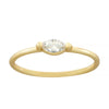 Gold CZ Band Ring