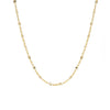 Gold Square Bead Station Chain