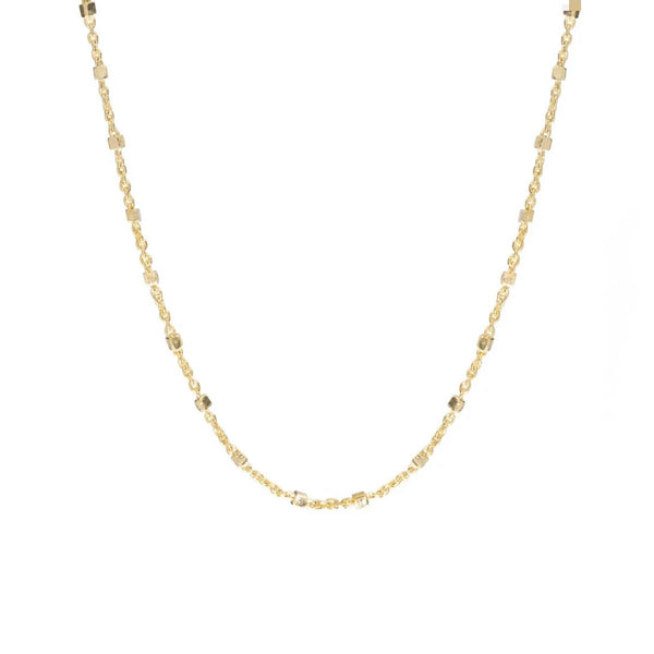 Square Bead Station Chain