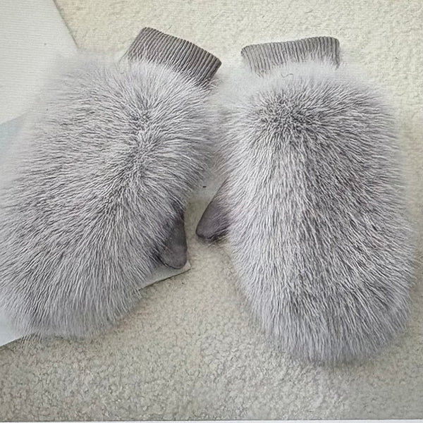 Cute Fuzzy Mittens