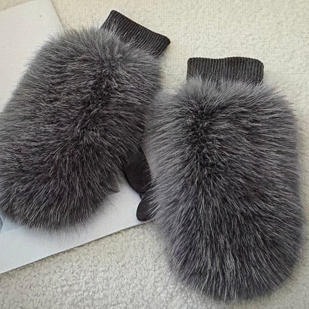 Cute Fuzzy Mittens