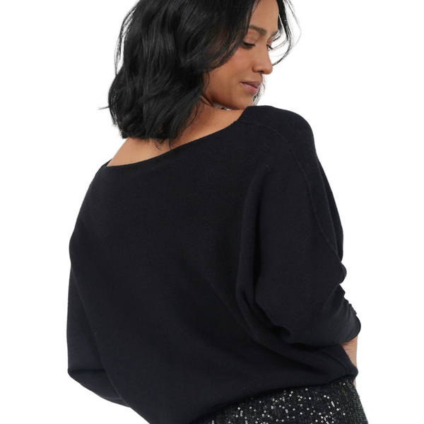Lena V Neck With Batwing Sleeve
