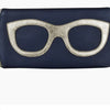 Leather Double Zip Eyeglass Case