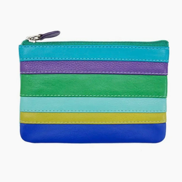 Leather Coin Purse With Key Ring