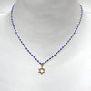 Enamel Beaded Hamsa or Star of David Charm Necklace