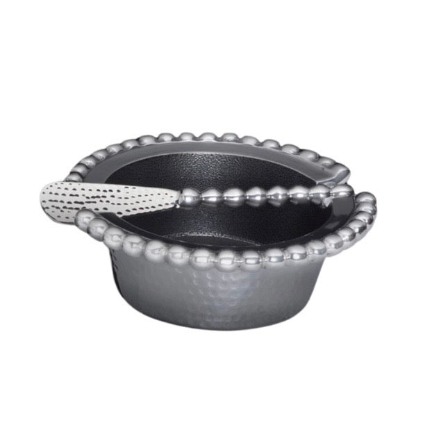 Pearl Hammered Bowel With Spreader