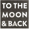 12 x 12 To The Moon & Back Wall Art