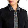 Clarissa Mixed Media Denim Jacket