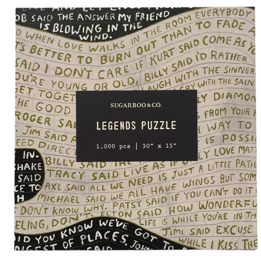 Sugarboo Legends Puzzle