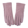 Text Friendly Faux Leather Stitch Gloves