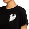 Kerri Rosenthal Black Short Sleeve With Heart