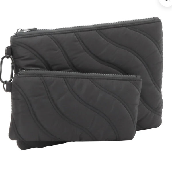 My Tagalongs Set Of 2 Flat Pouches With Carabiner