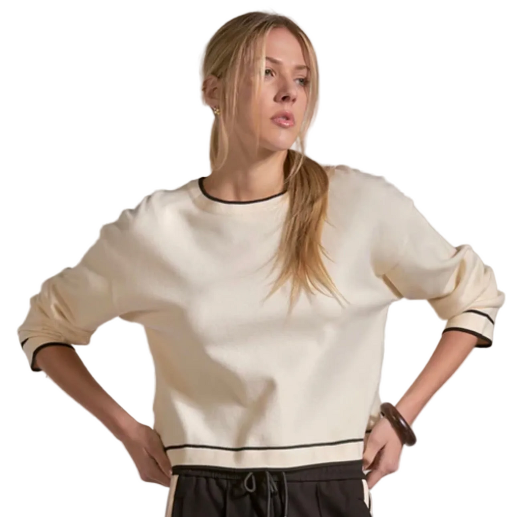 Elan Contrast Sweater