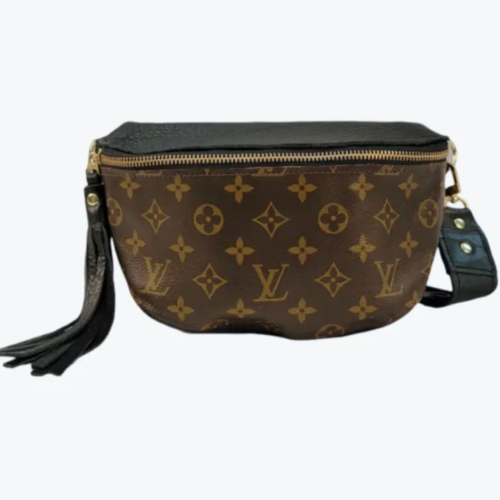 Designer Upcycled Leather Belt Bag