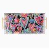 Colorful Hearts Acrylic Tray