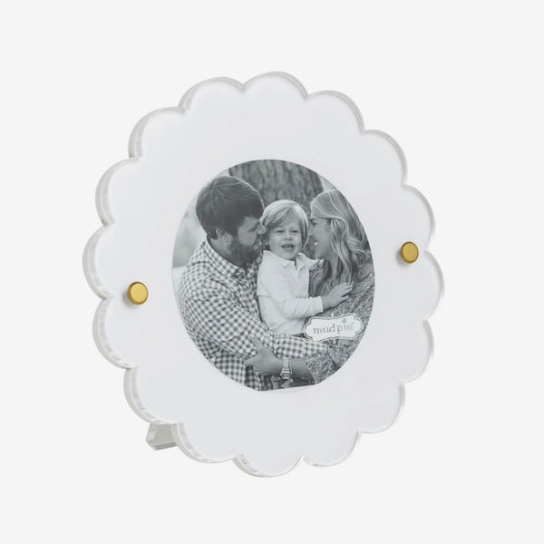 Mini White Circle Frames