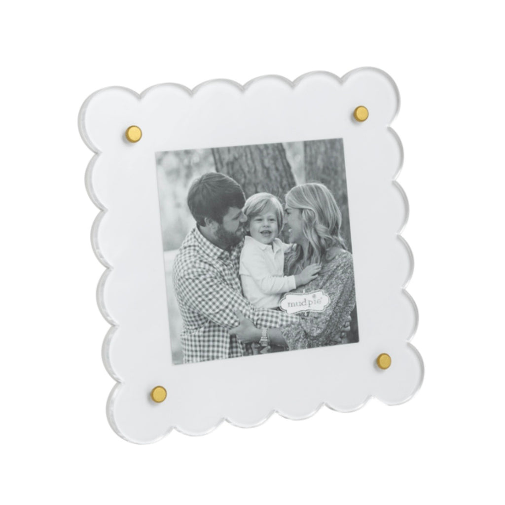 Mini White Square Picture Frame