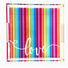 Margo Rebecca Striped Love Tray