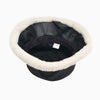 Faux Fur Trimmed Bucket Hat