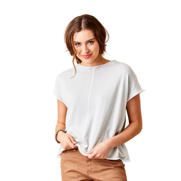 Winslet Short Sleeve Knit With Trim