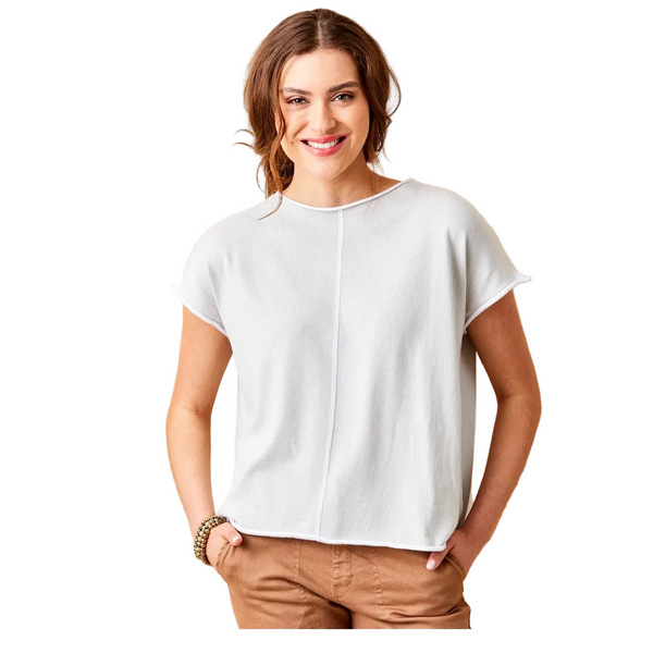 Winslet Short Sleeve Knit With Trim