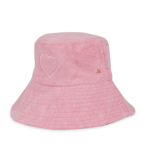 French Terry Bucket Hat In Pink