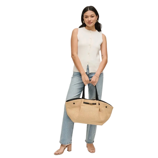 Kaia Straw Tote