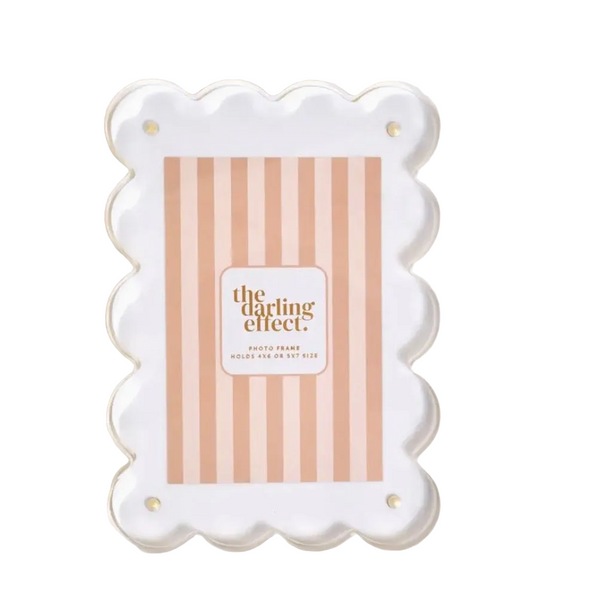 Scalloped Acrylic Picture Frames