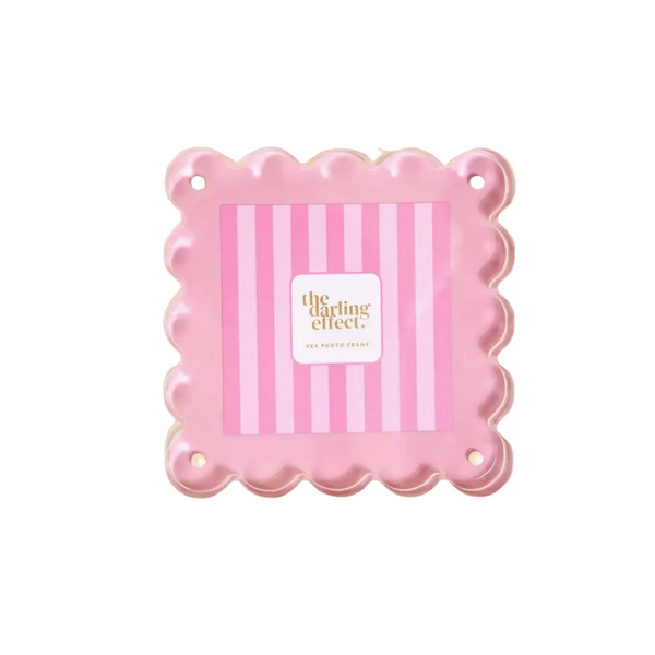 Square Scalloped Acrylic Picture Frame