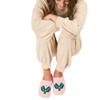 Pickleball Paddles Fuzzy Slippers In Pink