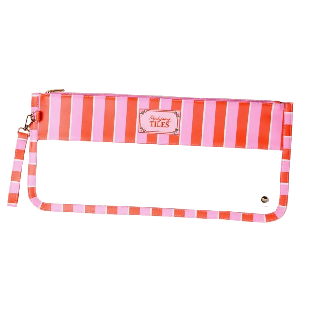 Mahjong Tile Keeper Pouch In Sicily Pink