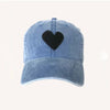 Kerri Rosenthal Embroidered Heart Baseball Hat