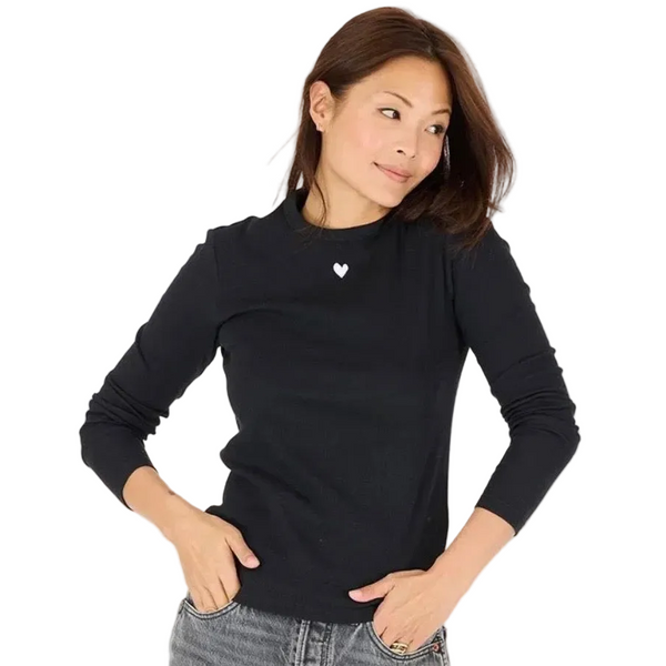 Kerri Rosenthal Long Sleeve Ribbed T- Shirts