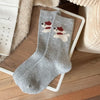 Thickened Mid-Calf Dog Pattern Socks