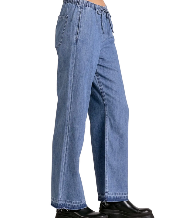 Elan Drawstring Denim Pants