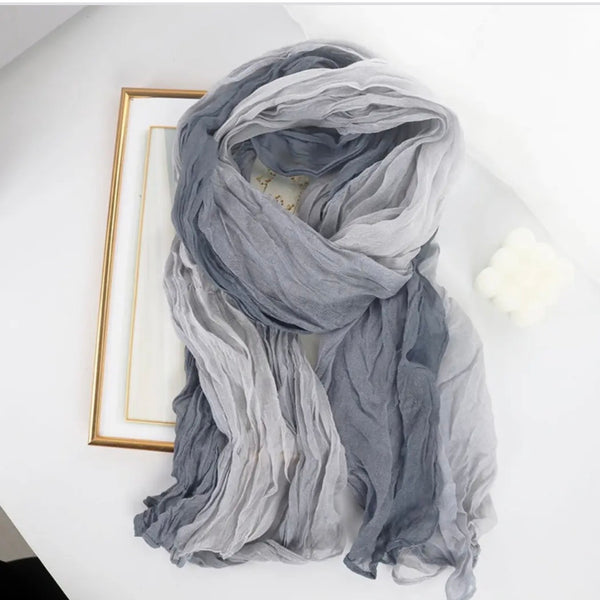 Scarvii Ombré Crinkle Scarf