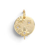 Micro Pave Starry Night Round Charm
