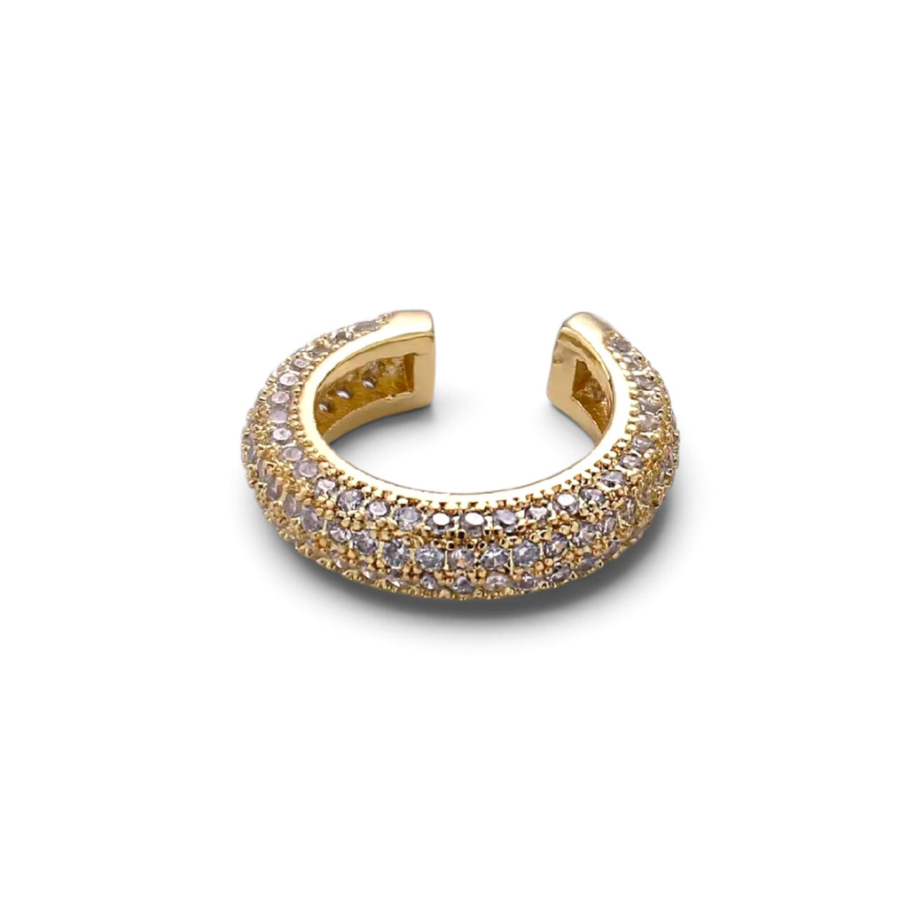 24K Gold Micro Pave Ear Cuffs