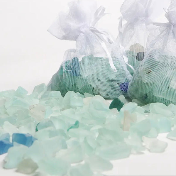 Sea Glass In Mesh Bag