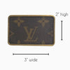 Upcycled LV or Gucci Leather Belt with Removable Buckle