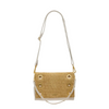 Hammitt Montana Raffia Calla Lily White Shoulder/Crossbody Purse