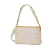 Hammitt Montana Raffia Calla Lily White Shoulder/Crossbody Purse