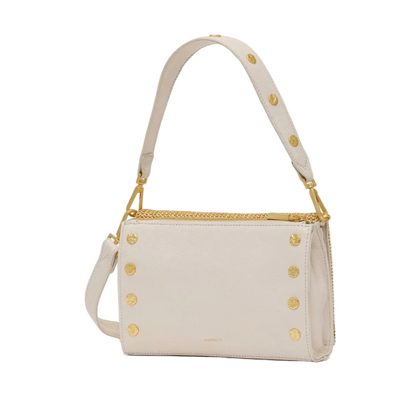 Hammitt Montana Raffia Calla Lily White Shoulder/Crossbody Purse