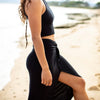 Live Aloha Black Knot Skirt