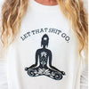 Live Aloha Let That Shit Go Embroidered Top