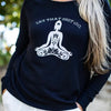Live Aloha Let That Shit Go Embroidered Top