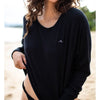 Live Aloha Soft Simple Wave Crew Sweater