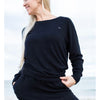 Live Aloha Soft Simple Wave Crew Sweater