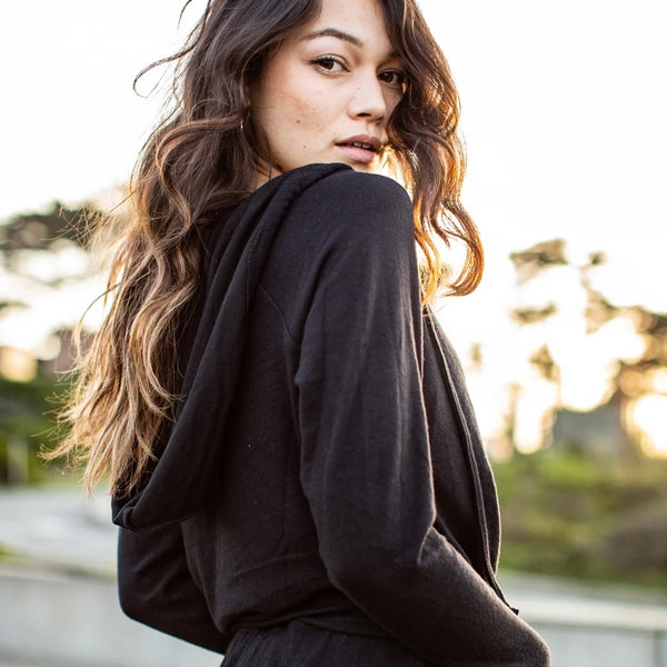 Live Aloha Simple Wave Hoodie